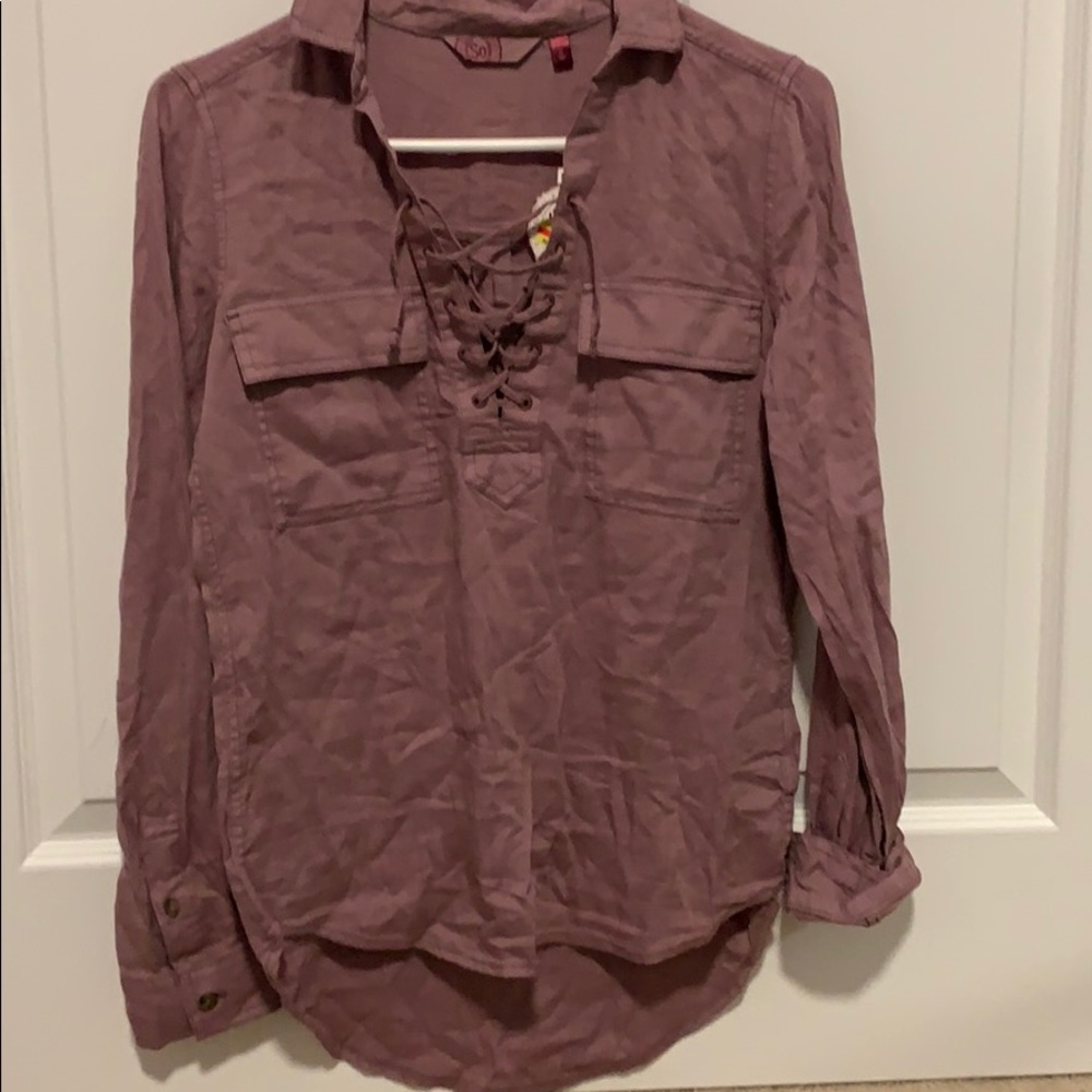 Purple grayish blouse